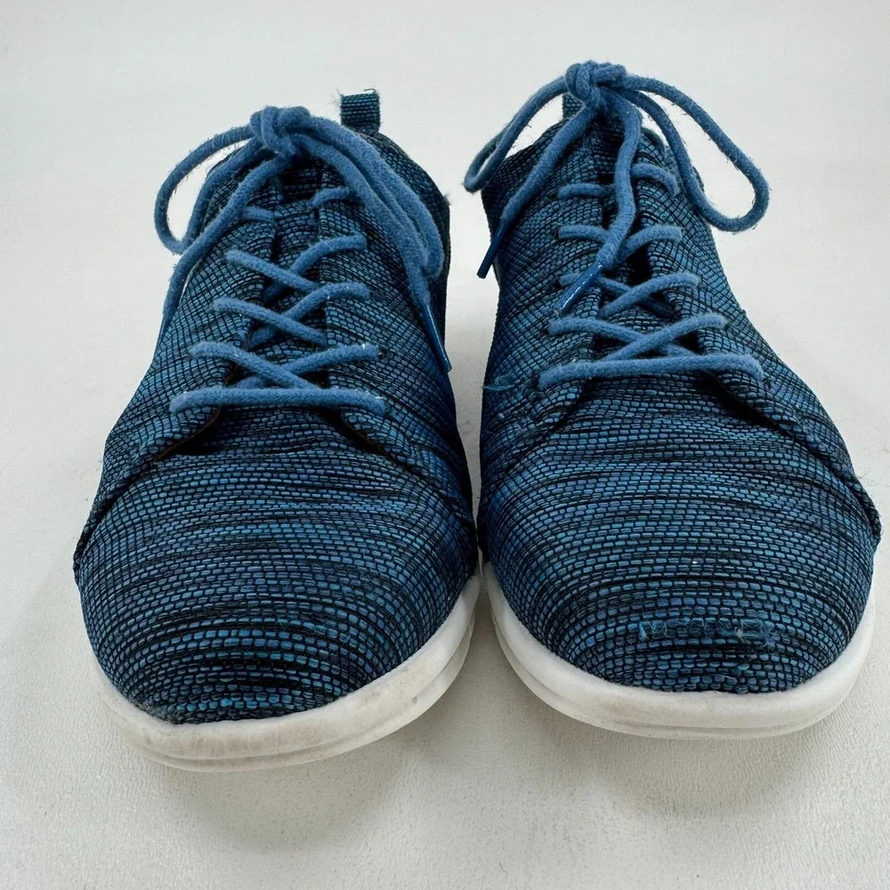 Nurse Mates Pillowtop Sarina WOMENS Blue Lace Up Athletic Shoes Sneakers 9.5